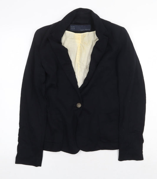 Womens UK Size S Zara Blue Jacket
