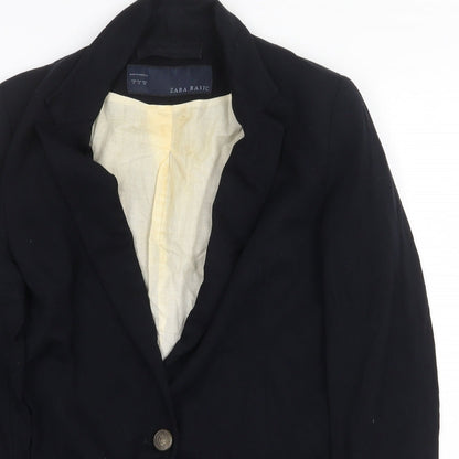 Womens UK Size S Zara Blue Jacket