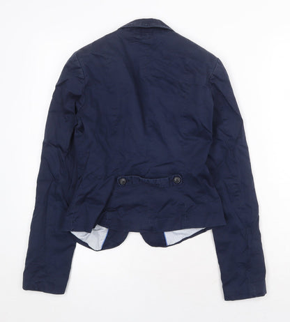Womens UK Size 6 H&M Blue Jacket