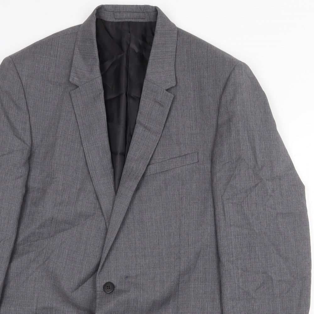 Mens UK Size 42 Marks and Spencer Regular Grey Suit Jacket