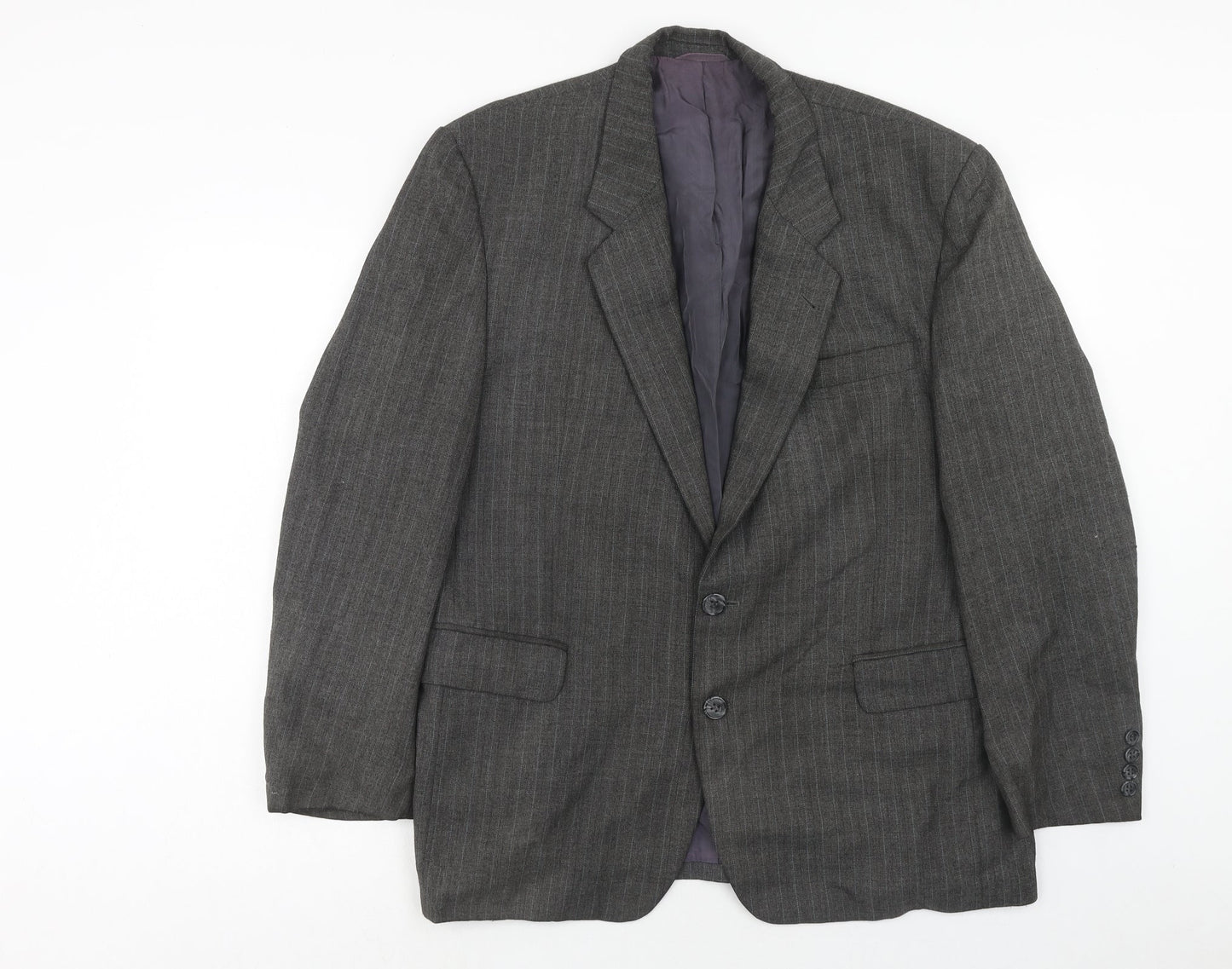Mens UK Size 42 Preworn Regular Grey Suit Jacket