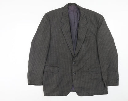 Mens UK Size 42 Preworn Regular Grey Suit Jacket