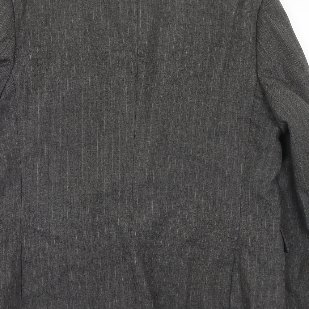 Mens UK Size 42 Preworn Regular Grey Suit Jacket
