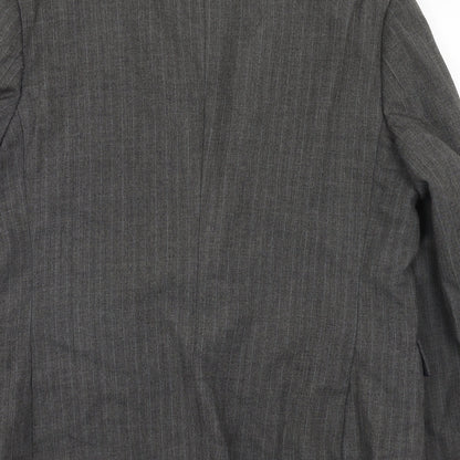 Mens UK Size 42 Preworn Regular Grey Suit Jacket