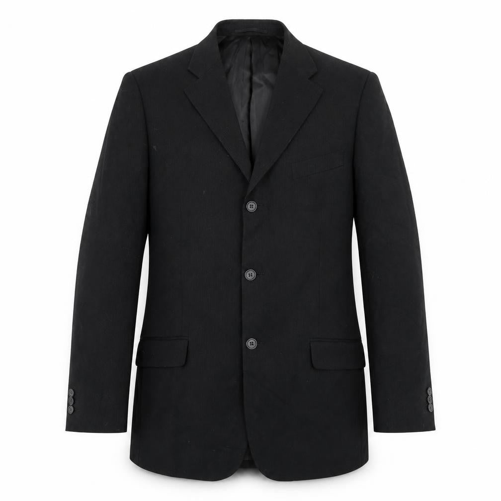Mens UK Size 40 Milan Regular Black Suit Jacket