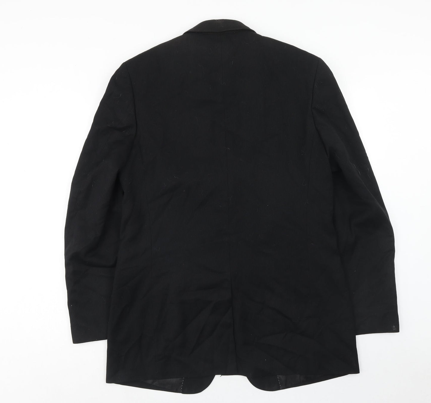 Mens UK Size 40 Milan Regular Black Suit Jacket