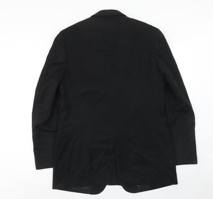 Mens UK Size 40 Milan Regular Black Suit Jacket