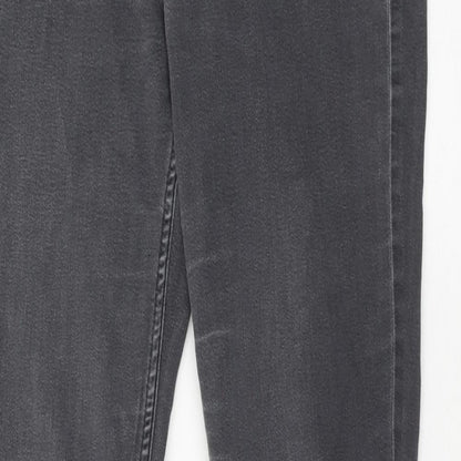 Womens UK Size 31 in H&M Regular Fit Skinny Black Jeans