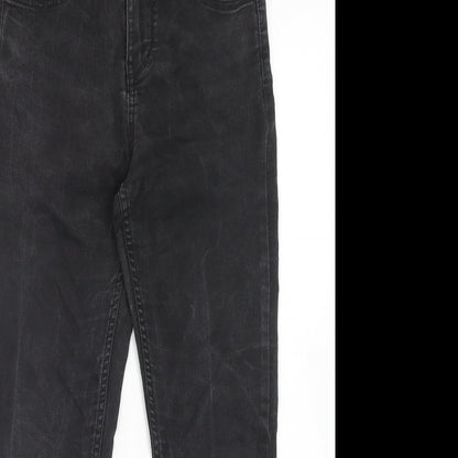 New Look Womens Black Cotton Skinny Jeans Size 10 Regular Zip
