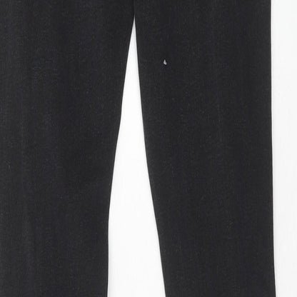 Denim & Co. Womens Black Cotton Skinny Jeans Size 10 Regular Zip