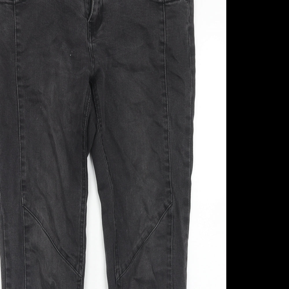 Bonobo Mens Black Cotton Straight Jeans Size 32 in Regular Zip