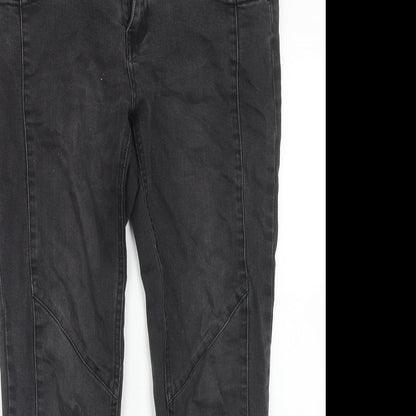Bonobo Mens Black Cotton Straight Jeans Size 32 in Regular Zip
