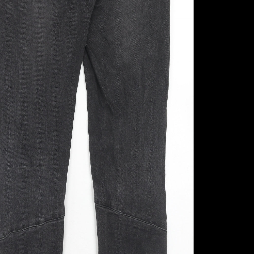 Bonobo Mens Black Cotton Straight Jeans Size 32 in Regular Zip