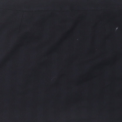 NEXT Womens Blue Polyester Mini Skirt Size 8 Button