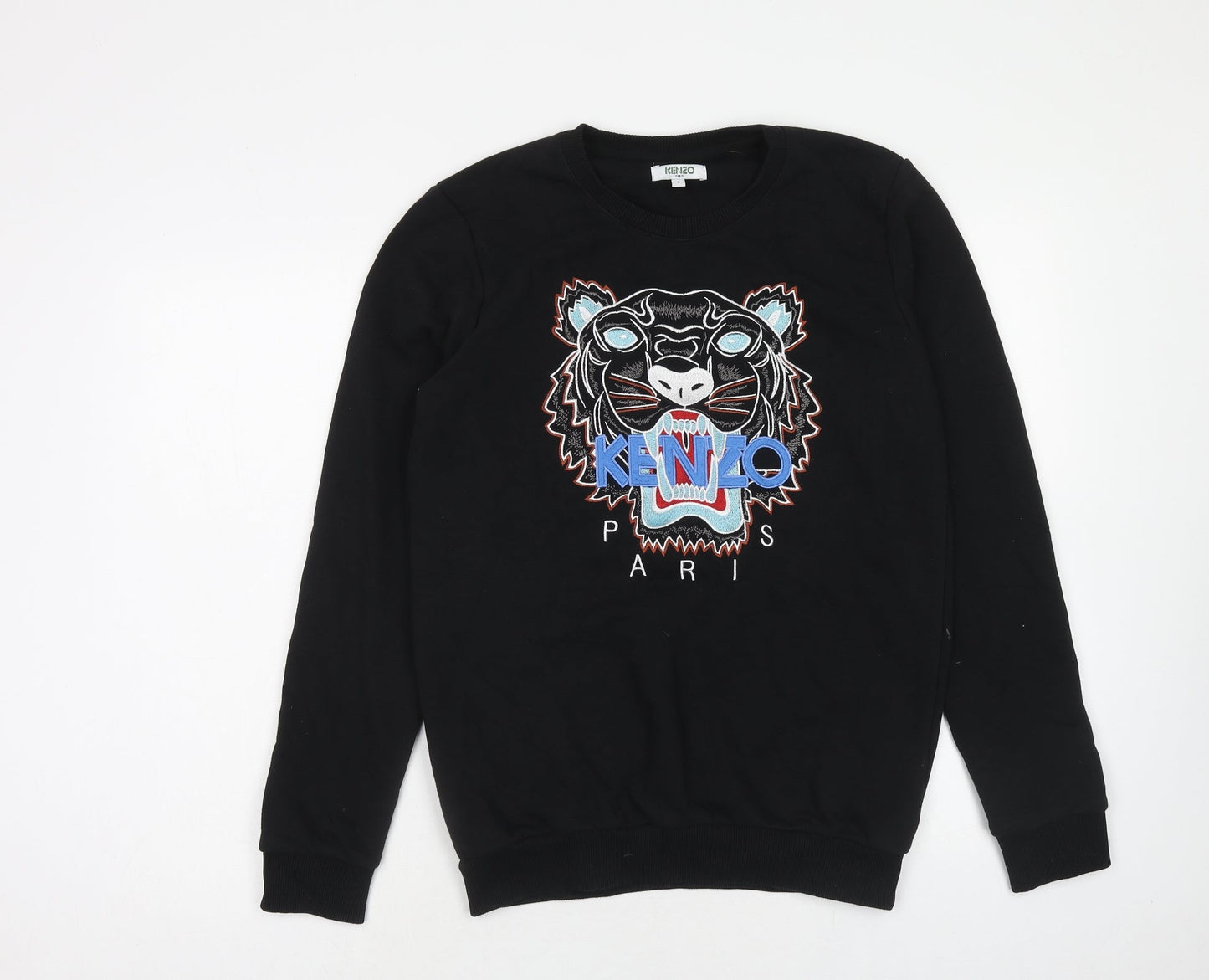 Mens UK Size S KENZO Black Pullover Sweatshirt