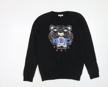 Mens UK Size S KENZO Black Pullover Sweatshirt