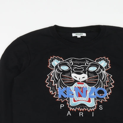 Mens UK Size S KENZO Black Pullover Sweatshirt