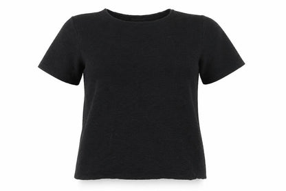 Womens UK Size L Preworn Black Basic Blouse
