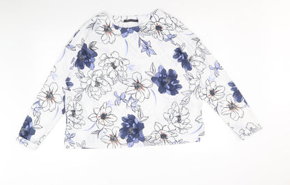 Womens UK Size 10 Marks and Spencer White Basic Blouse