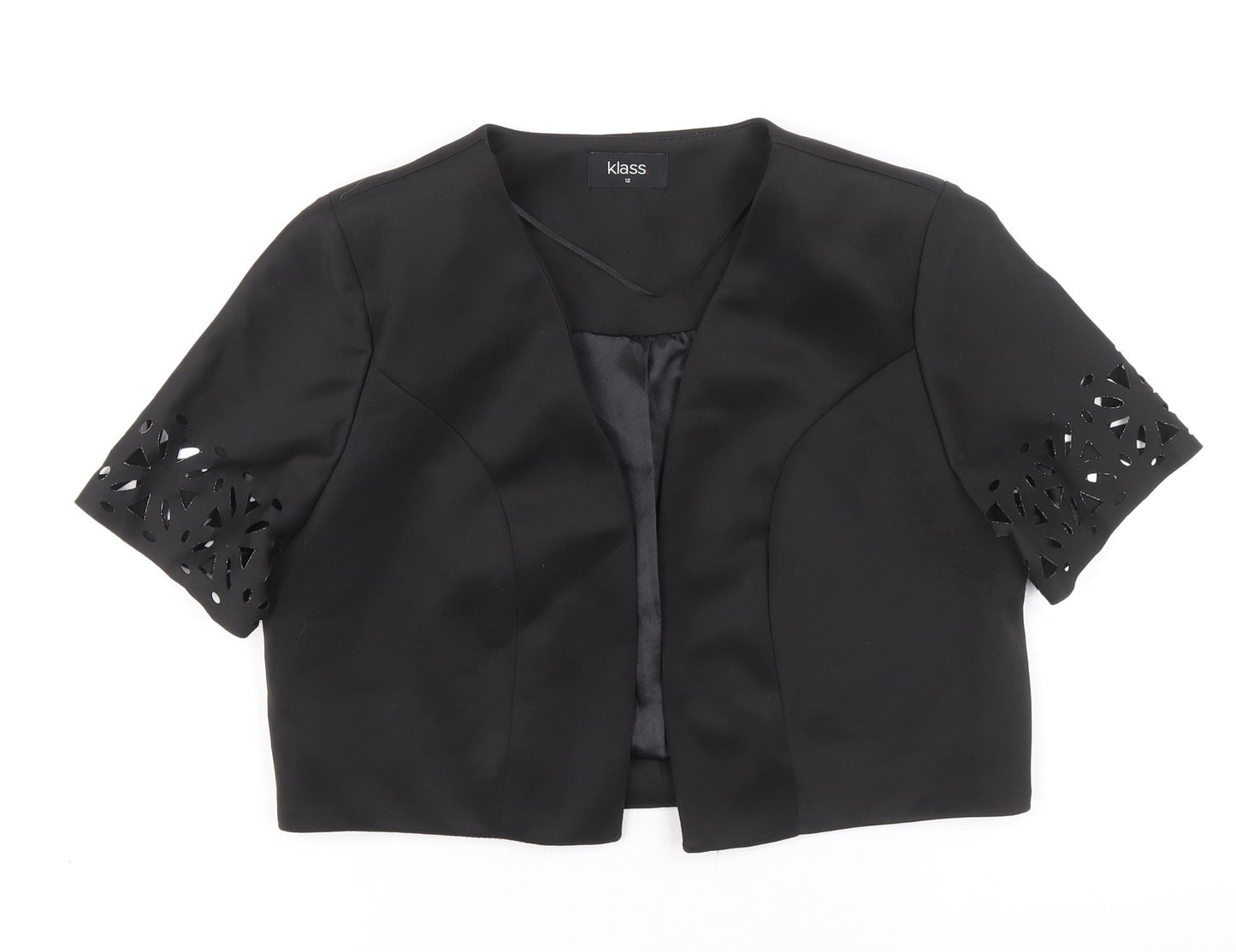 Womens UK Size 12 Klass Black Jacket