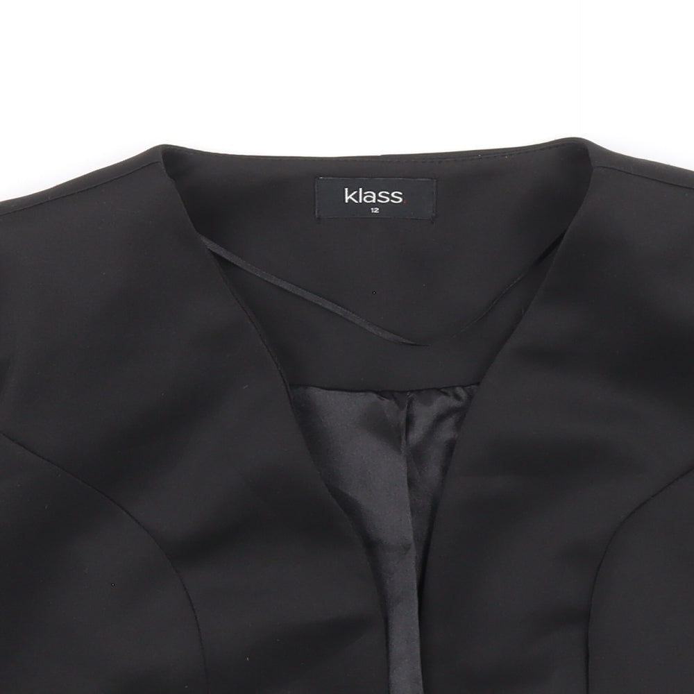 Womens UK Size 12 Klass Black Jacket