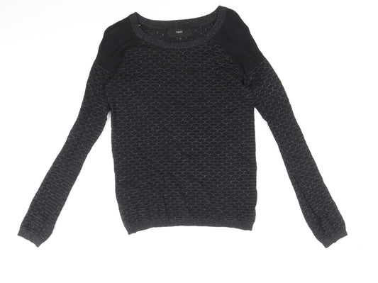 Womens UK Size 6 NEXT Black Pullover Jumper
