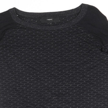 Womens UK Size 6 NEXT Black Pullover Jumper