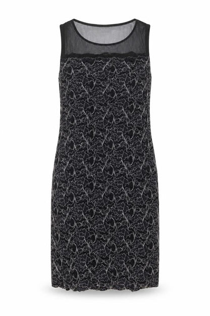 Wallis Womens Black Geometric Polyester A-Line Size 10 Round Neck Pullover