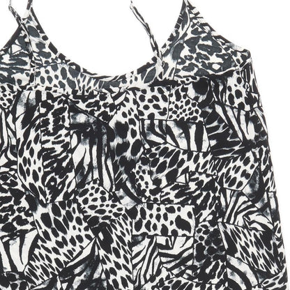 Womens UK Size 10 Topshop Black Camisole Tank