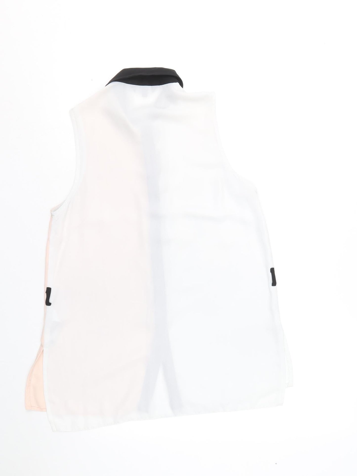 Womens UK Size 10 New Look White Tunic Button-Up