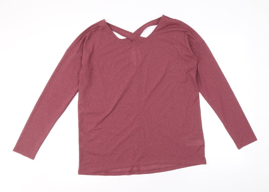Womens UK Size 12 NEXT Purple Basic Blouse
