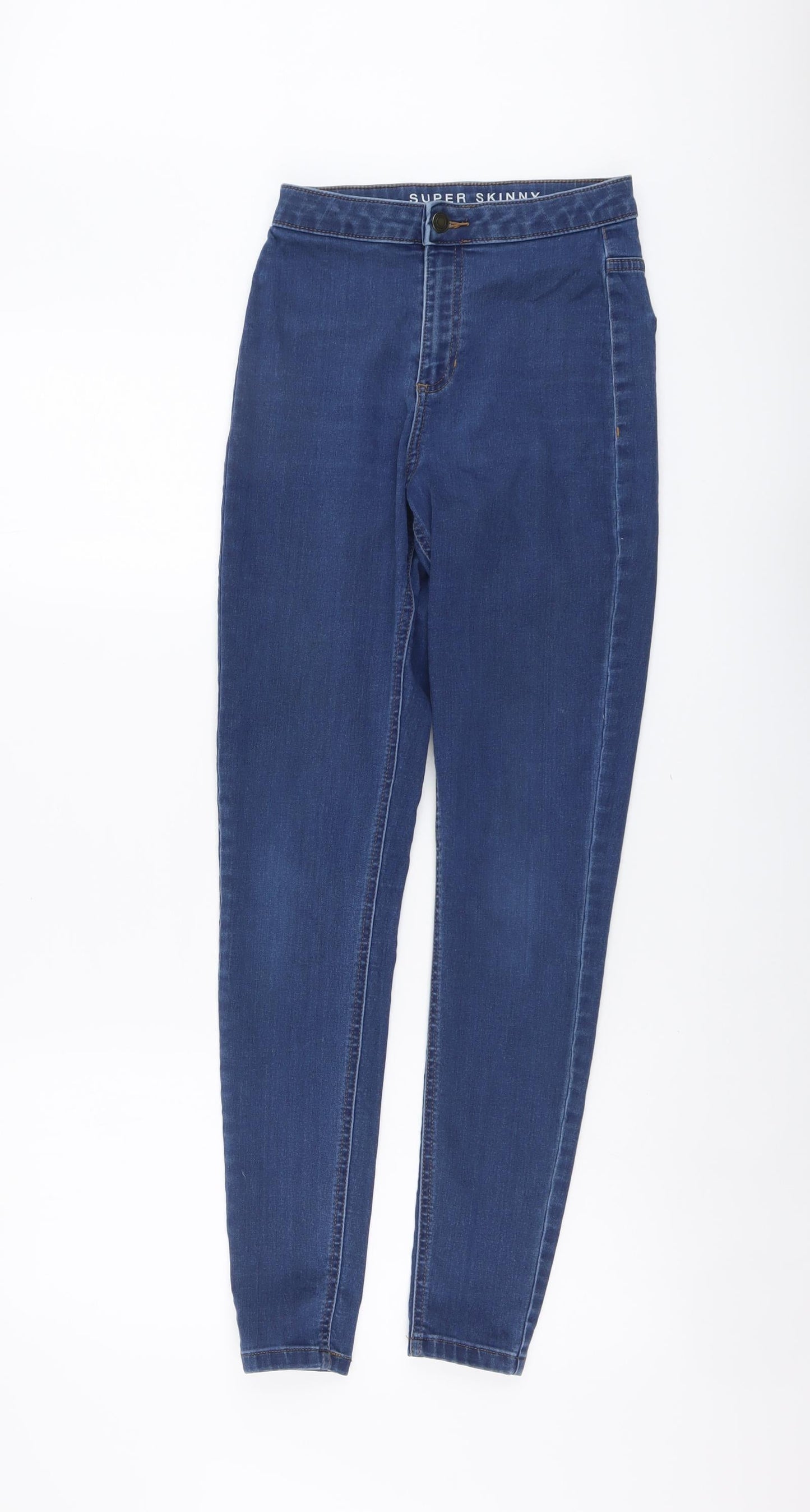 Womens UK Size 8 Marks and Spencer Regular Fit Jegging Blue Jeans