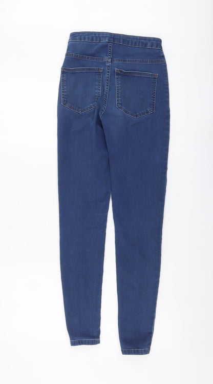 Womens UK Size 8 Marks and Spencer Regular Fit Jegging Blue Jeans