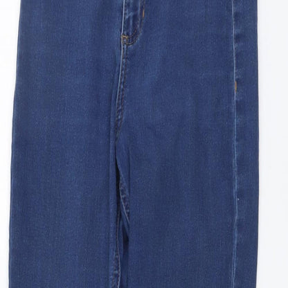 Womens UK Size 8 Marks and Spencer Regular Fit Jegging Blue Jeans