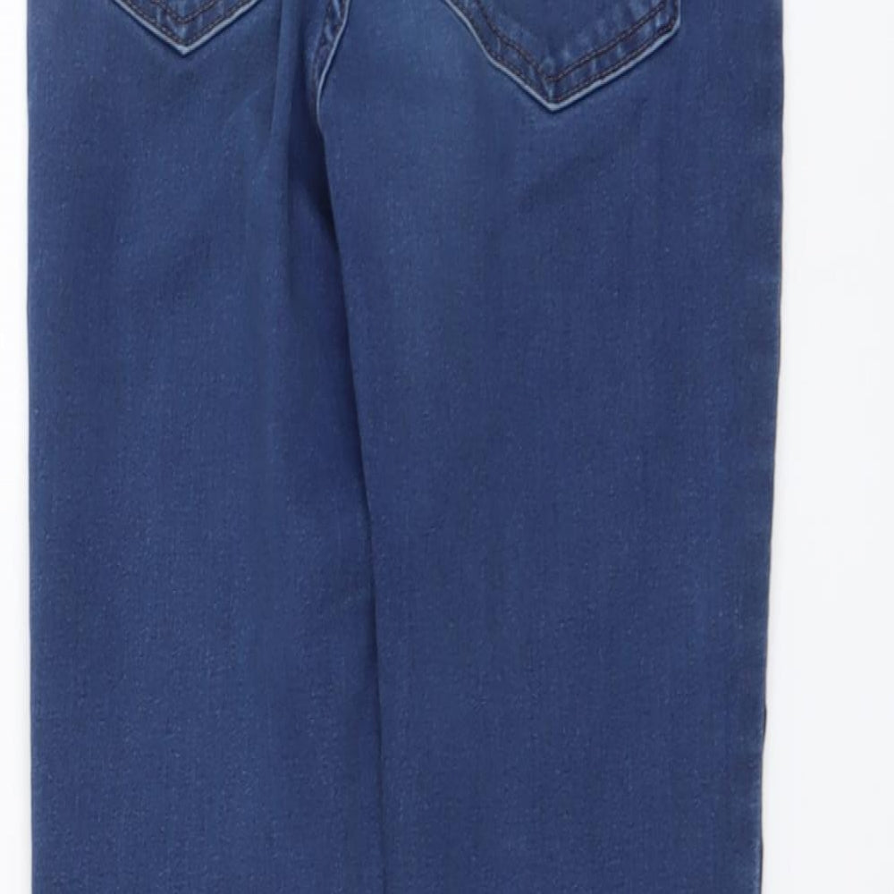 Womens UK Size 8 Marks and Spencer Regular Fit Jegging Blue Jeans