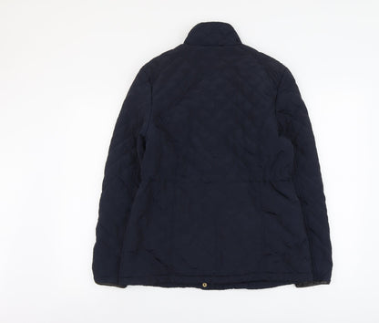 Womens UK Size 10 Atmosphere Blue Quilted Coat