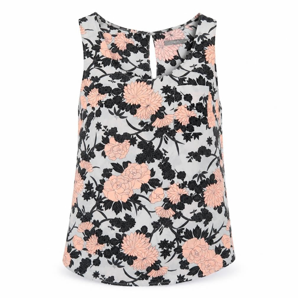 Womens UK Size 10 Oasis Multicoloured Basic Tank