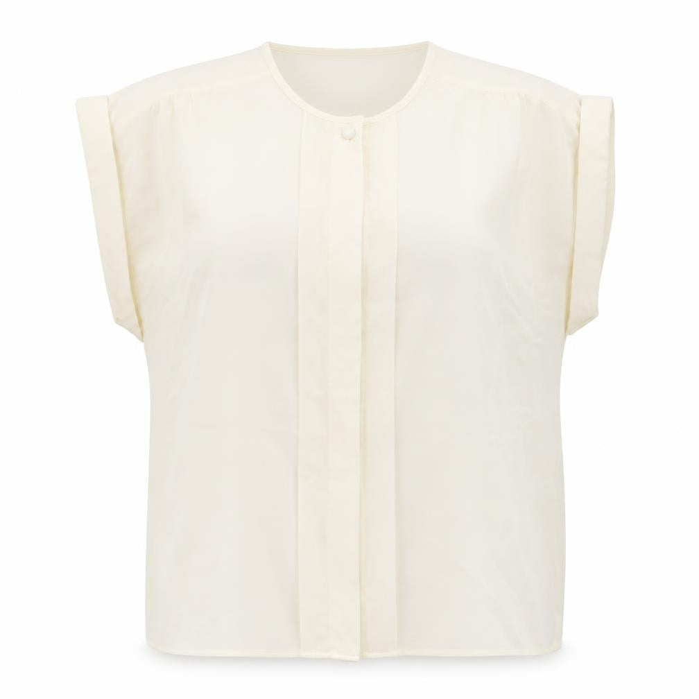 Womens UK Size 18 C&A Ivory Basic Blouse