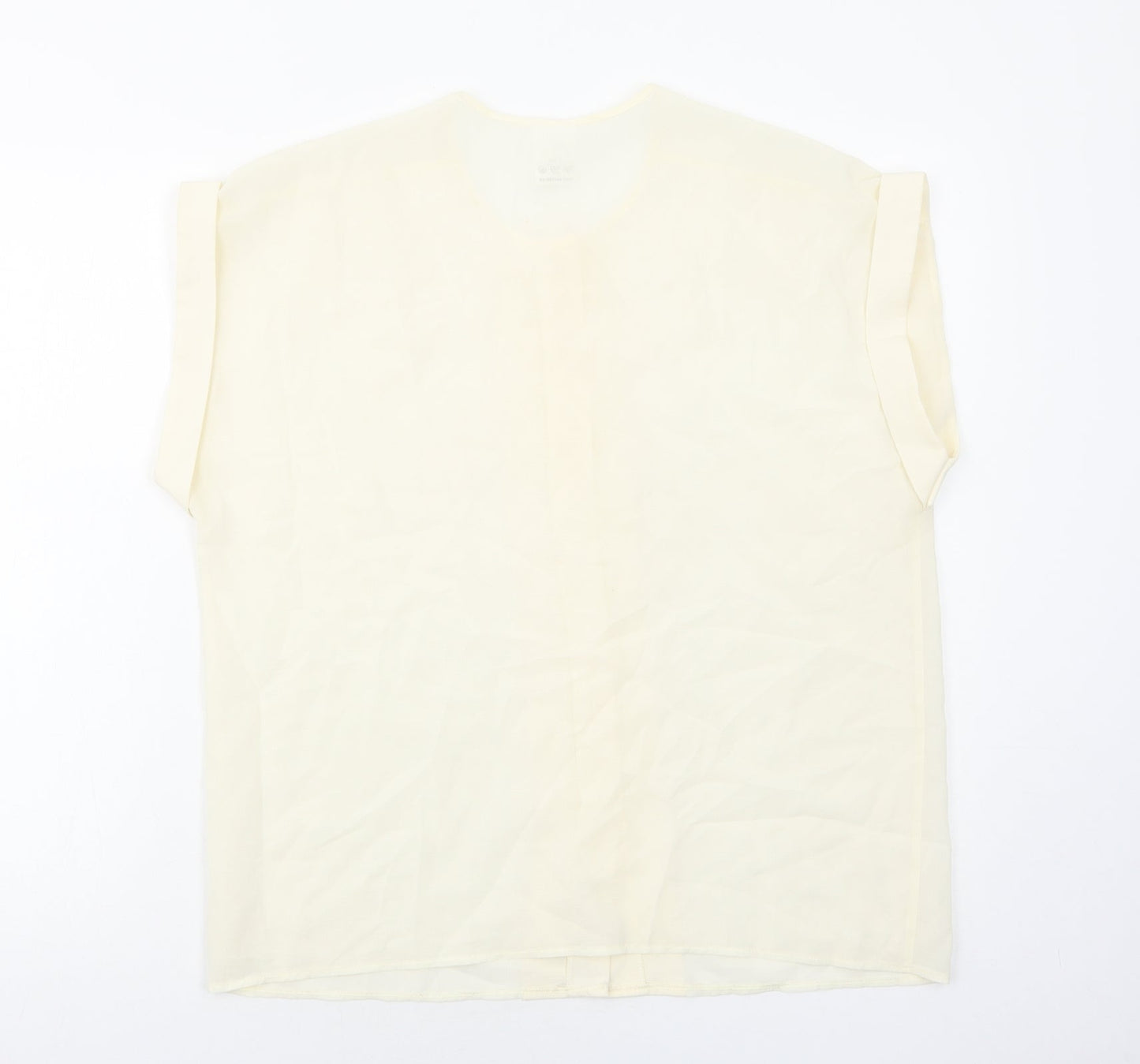 Womens UK Size 18 C&A Ivory Basic Blouse