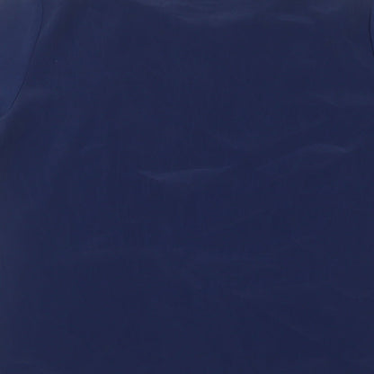 Womens UK Size 10 C&A Blue Basic T-Shirt