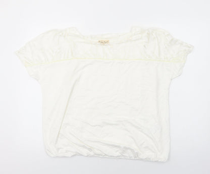Womens UK Size 14 Phase Eight White Basic Blouse