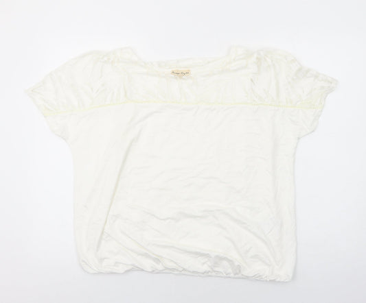 Womens UK Size 14 Phase Eight White Basic Blouse