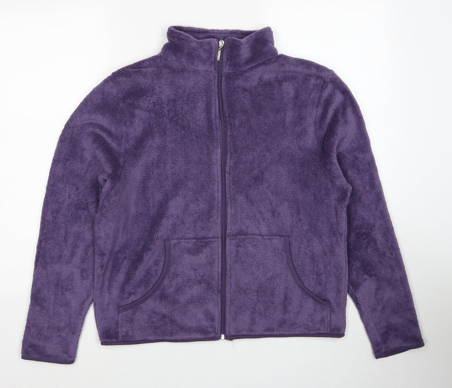Avenue Womens Purple Jacket Size 16 Zip