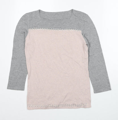 Womens UK Size 10 NEXT Pink Pullover Jumper