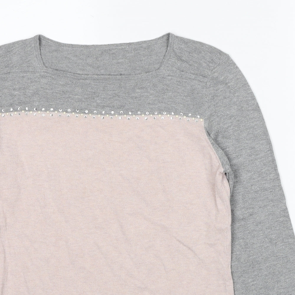 Womens UK Size 10 NEXT Pink Pullover Jumper