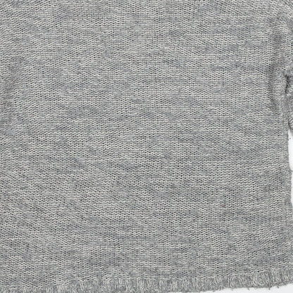 Womens UK Size XS Marks and Spencer Grey Pullover Jumper