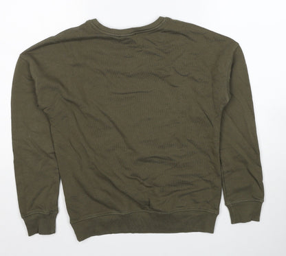 Collins Womens Green Cotton Pullover Sweatshirt Size S Pullover - My Life, My Mind, My Soul