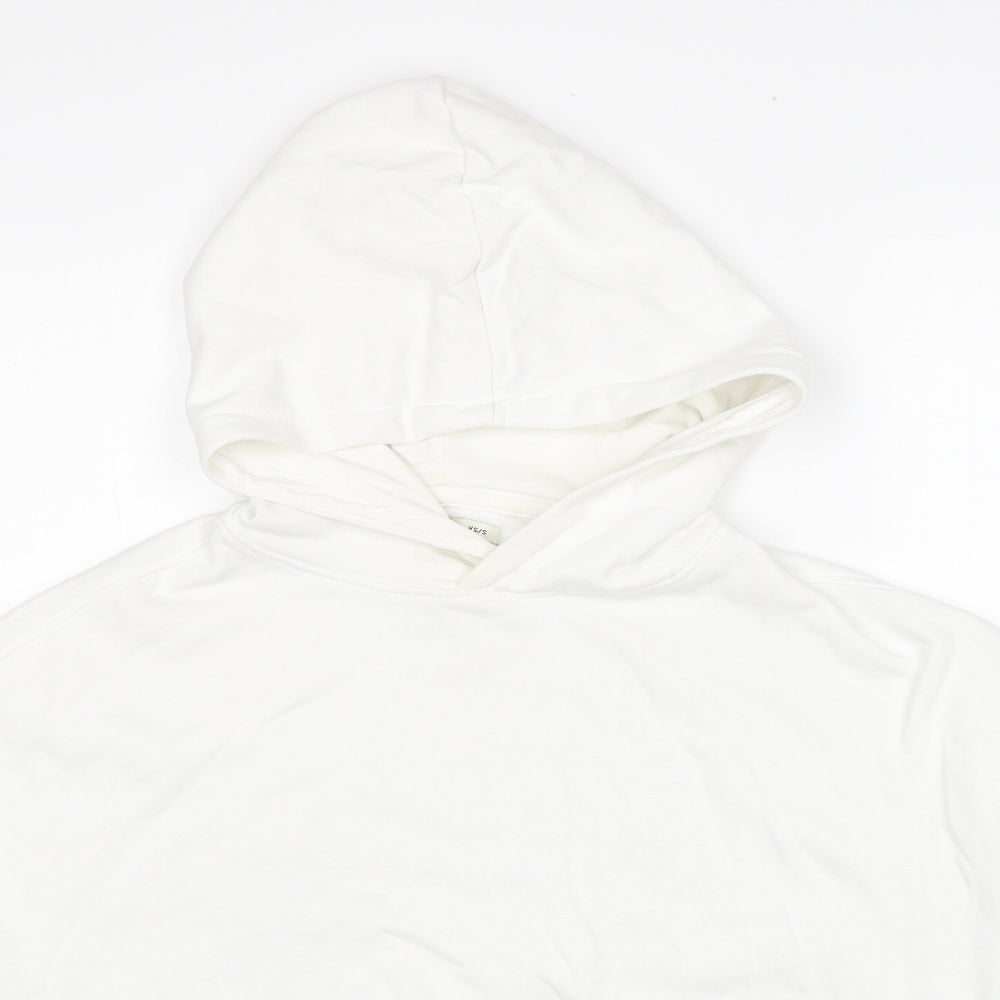 House Brand Womens White Cotton Pullover Hoodie Size XS Pullover - Size XS-S