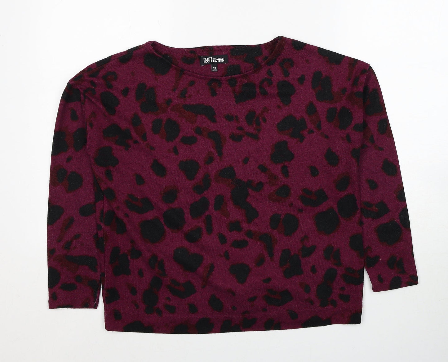 Womens UK Size 10 Debenhams Purple Pullover Jumper