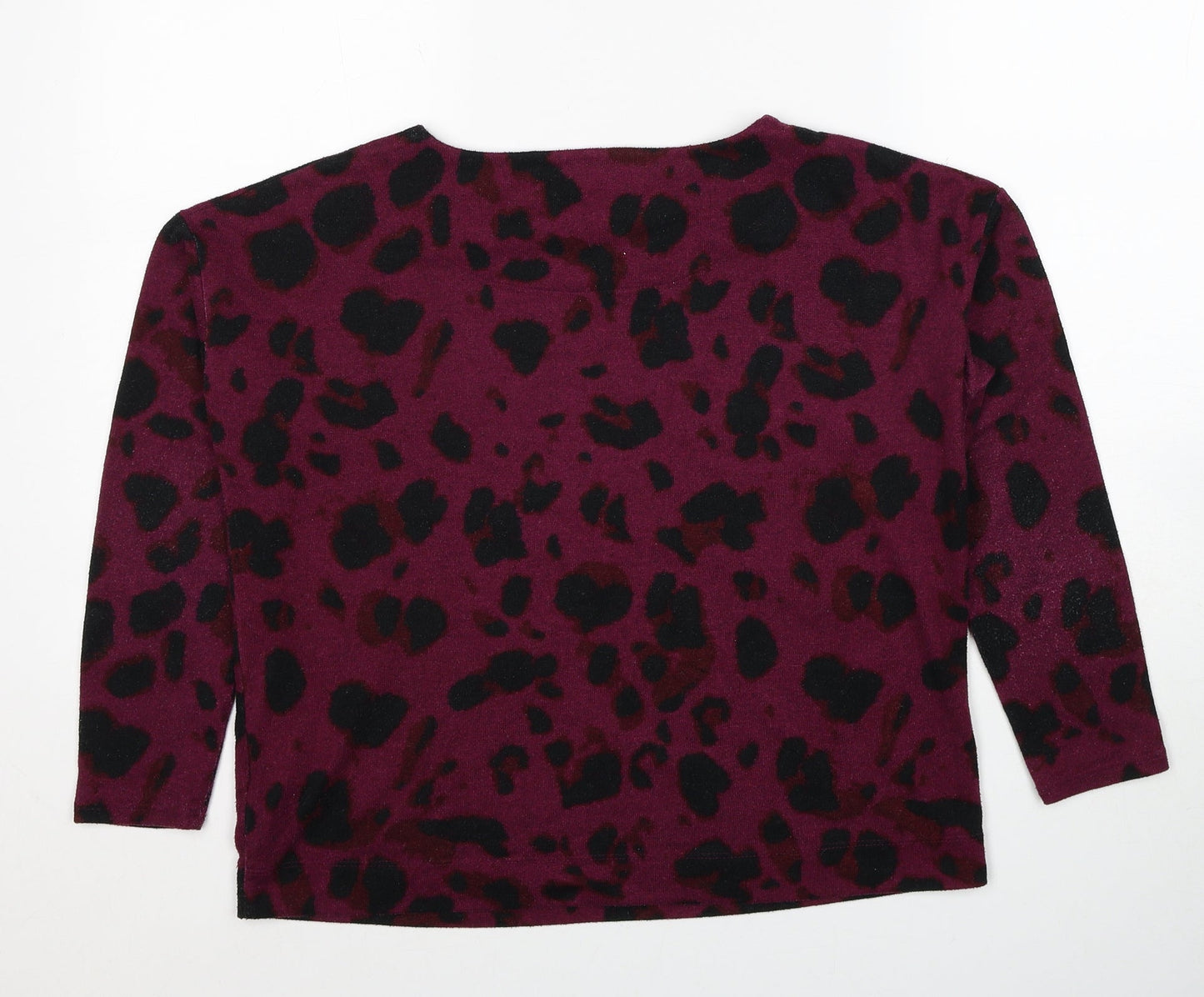 Womens UK Size 10 Debenhams Purple Pullover Jumper